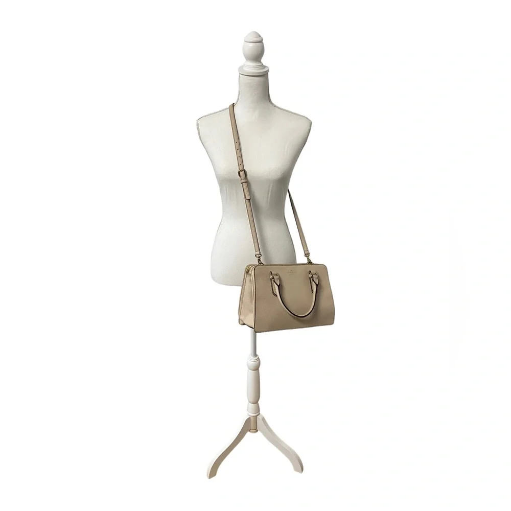 Kate Spade Mulberry Street Lise Fall Minimalist Chic Satchel‎ Beige Handbag